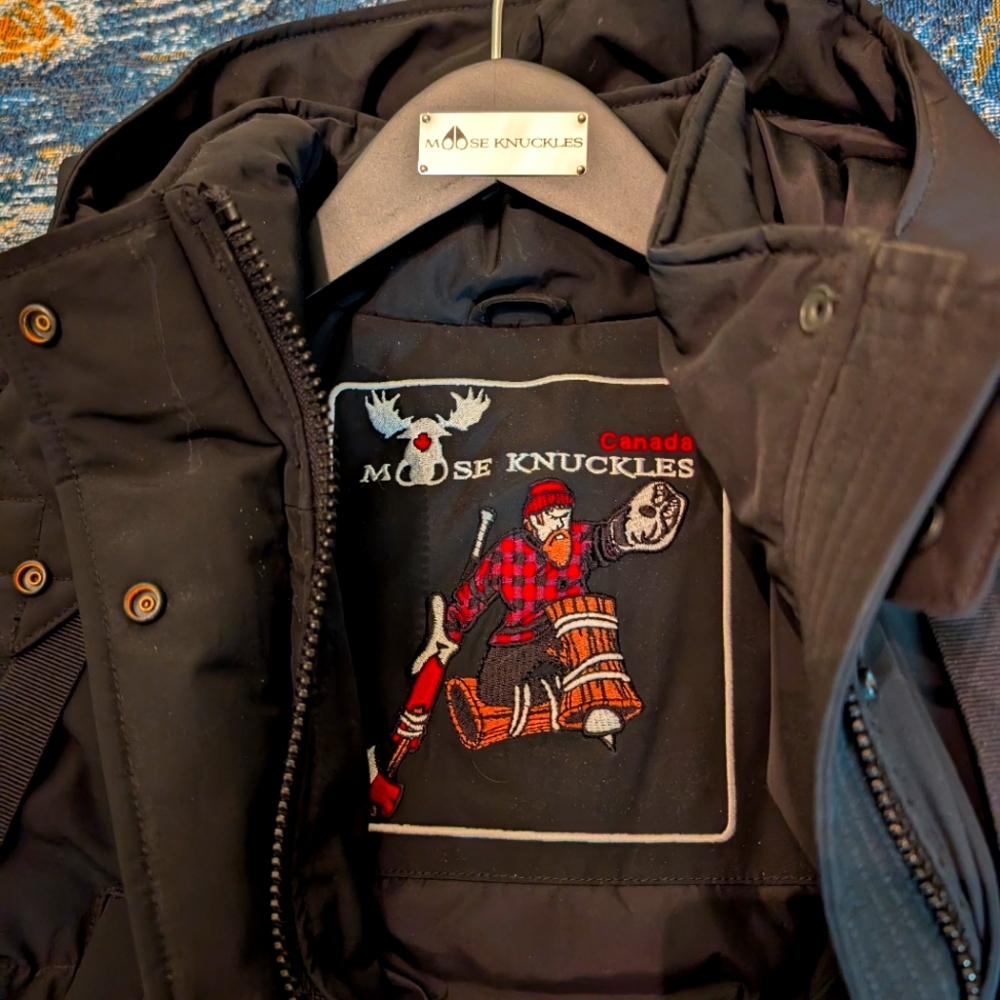 Authentic Moose Knuckles Black Jacket